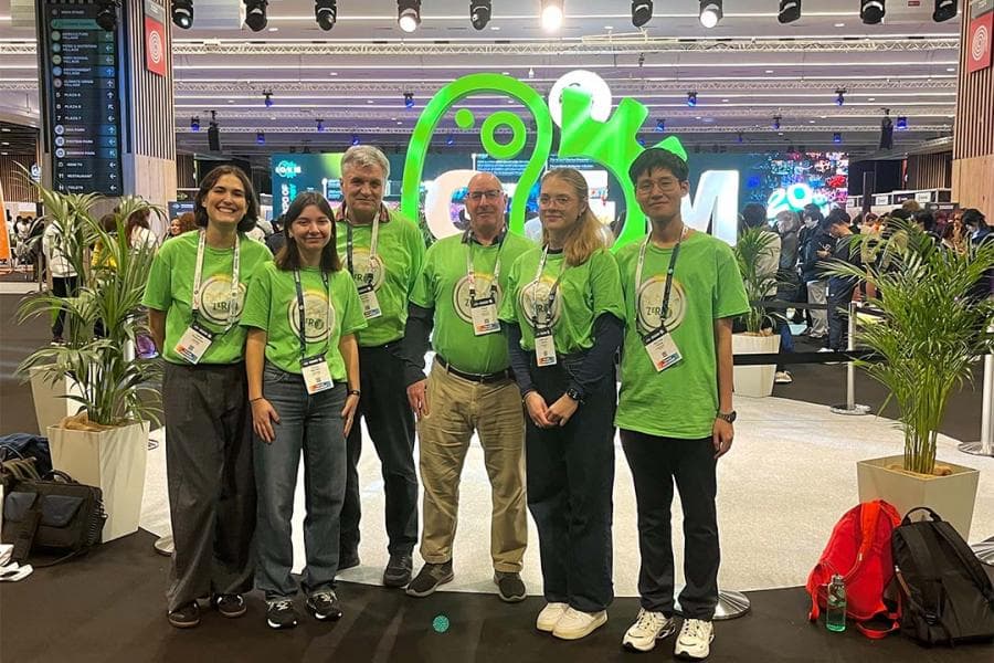Prairie iGEM team members and principal investigators at the iGEM Grand Jamboree.